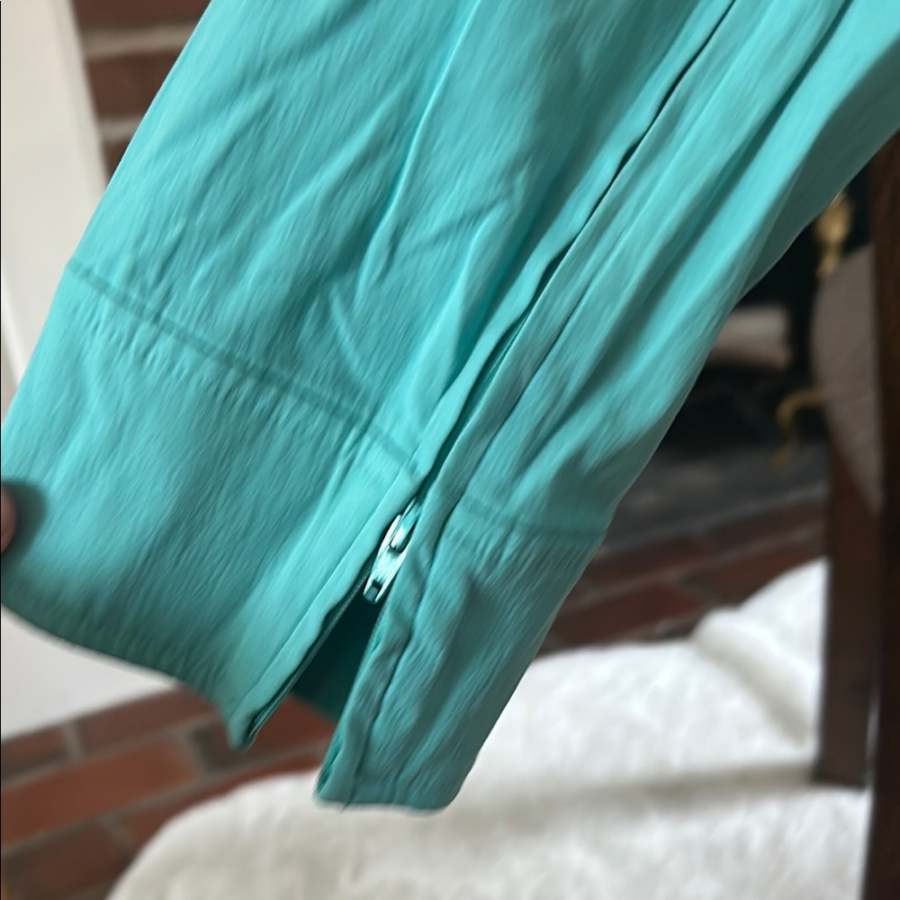 Turquoise Zip-Up Jacket - Picture 2 of 3
